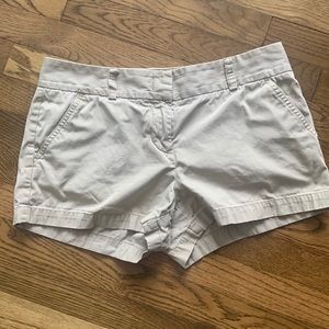 J. Crew City Fit khaki shorts